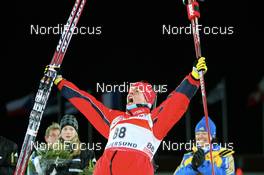 14.02.2008, Oestersund, Sweden (SWE): Emil Hegle Svendsen (NOR) - IBU World Championchip of Biathlon, individual men - Oestersund (SWE). www.nordicfocus.com. c Manzoni/NordicFocus. Every downloaded picture is fee-liable.