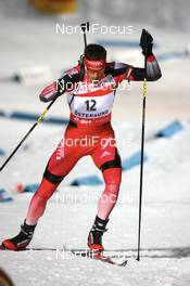 14.02.2008, Oestersund, Sweden (SWE): Simon Hallenbarter (SUI) - IBU World Championchip of Biathlon, individual men - Oestersund (SWE). www.nordicfocus.com. c Manzoni/NordicFocus. Every downloaded picture is fee-liable.