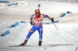 14.02.2008, Oestersund, Sweden (SWE): Maxim Maksimov (RUS) - IBU World Championchip of Biathlon, individual men - Oestersund (SWE). www.nordicfocus.com. c Manzoni/NordicFocus. Every downloaded picture is fee-liable.