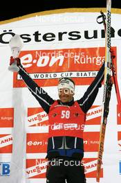14.02.2008, Oestersund, Sweden (SWE): Vincent Defrasne (FRA) - IBU World Championchip of Biathlon, individual men - Oestersund (SWE). www.nordicfocus.com. c Manzoni/NordicFocus. Every downloaded picture is fee-liable.