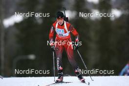 14.02.2008, Oestersund, Sweden (SWE): Megan Tandy (CAN) - IBU World Championchip of Biathlon, individual women - Oestersund (SWE). www.nordicfocus.com. c Manzoni/NordicFocus. Every downloaded picture is fee-liable.