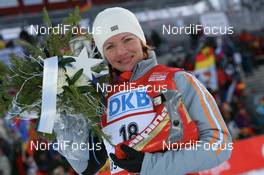 13.02.2008, Oestersund, Sweden (SWE): Natalia Levtchenkova (MDA) - IBU World Championchip of Biathlon, individual women - Oestersund (SWE). www.nordicfocus.com. c Manzoni/NordicFocus. Every downloaded picture is fee-liable.