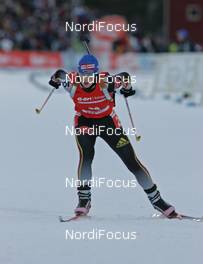 14.02.2008, Oestersund, Sweden (SWE): Martina Glagow (GER)  - IBU World Championchip of Biathlon, individual women - Oestersund (SWE). www.nordicfocus.com. c Hemmersbach/NordicFocus. Every downloaded picture is fee-liable.