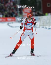 14.02.2008, Oestersund, Sweden (SWE): Eveli Saue (EST)  - IBU World Championchip of Biathlon, individual women - Oestersund (SWE). www.nordicfocus.com. c Hemmersbach/NordicFocus. Every downloaded picture is fee-liable.
