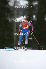 14.02.2008, Oestersund, Sweden (SWE): Iana Romanova (RUS) - IBU World Championchip of Biathlon, individual women - Oestersund (SWE). www.nordicfocus.com. c Manzoni/NordicFocus. Every downloaded picture is fee-liable.