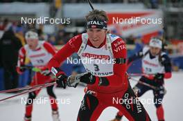 17.02.2008, Oestersund, Sweden (SWE): Emil Hegle Svendsen (NOR)  - IBU World Championchip of Biathlon, mass men - Oestersund (SWE). www.nordicfocus.com. c Hemmersbach/NordicFocus. Every downloaded picture is fee-liable.