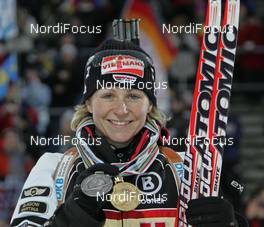 17.02.2008, Oestersund, Sweden (SWE): Martina Glagow (GER)  - IBU World Championchip of Biathlon, medal shooting - Oestersund (SWE). www.nordicfocus.com. c Hemmersbach/NordicFocus. Every downloaded picture is fee-liable.