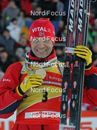 10.02.2008, Oestersund, Sweden (SWE): Ole Einar Bjoerndalen (NOR)  - IBU World Championchip of Biathlon, medal shooting - Oestersund (SWE). www.nordicfocus.com. c Hemmersbach/NordicFocus. Every downloaded picture is fee-liable.