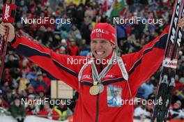 17.02.2008, Oestersund, Sweden (SWE): Emil Hegle Svendsen (NOR)  - IBU World Championchip of Biathlon, medal shooting - Oestersund (SWE). www.nordicfocus.com. c Hemmersbach/NordicFocus. Every downloaded picture is fee-liable.