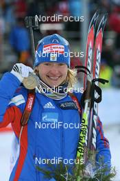 14.02.2008, Oestersund, Sweden (SWE): Ekaterina Iourieva (RUS) - IBU World Championchip of Biathlon, medal shooting - Oestersund (SWE). www.nordicfocus.com. c Manzoni/NordicFocus. Every downloaded picture is fee-liable.