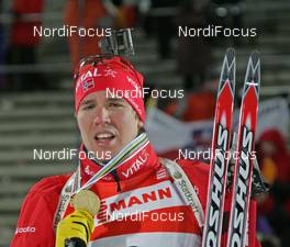 14.02.2008, Oestersund, Sweden (SWE): Emil Hegle Svendsen (NOR)  - IBU World Championchip of Biathlon, medal shooting - Oestersund (SWE). www.nordicfocus.com. c Hemmersbach/NordicFocus. Every downloaded picture is fee-liable.