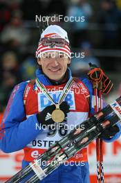 09.02.2008, Oestersund, Sweden (SWE): Maxim Tchoudov (RUS) - IBU World Championchip of Biathlon, medal shooting - Oestersund (SWE). www.nordicfocus.com. c Manzoni/NordicFocus. Every downloaded picture is fee-liable.
