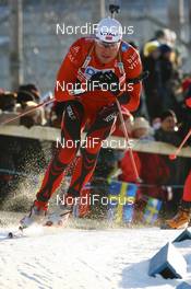 10.02.2008, Oestersund, Sweden (SWE): Frode Andresen (NOR) - IBU World Championchip of Biathlon, pursuit men - Oestersund (SWE). www.nordicfocus.com. c Manzoni/NordicFocus. Every downloaded picture is fee-liable.