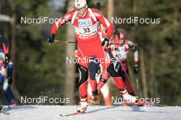 10.02.2008, Oestersund, Sweden (SWE): Simon Eder (AUT) - IBU World Championchip of Biathlon, pursuit men - Oestersund (SWE). www.nordicfocus.com. c Furtner/NordicFocus. Every downloaded picture is fee-liable.