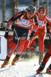 10.02.2008, Oestersund, Sweden (SWE): Tim Burke (USA) - IBU World Championchip of Biathlon, pursuit men - Oestersund (SWE). www.nordicfocus.com. c Manzoni/NordicFocus. Every downloaded picture is fee-liable.