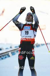 10.02.2008, Oestersund, Sweden (SWE): Alexander Wolf (GER) - IBU World Championchip of Biathlon, pursuit men - Oestersund (SWE). www.nordicfocus.com. c Manzoni/NordicFocus. Every downloaded picture is fee-liable.