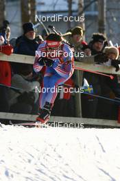 10.02.2008, Oestersund, Sweden (SWE): Maxim Tchoudov (RUS) - IBU World Championchip of Biathlon, pursuit men - Oestersund (SWE). www.nordicfocus.com. c Manzoni/NordicFocus. Every downloaded picture is fee-liable.