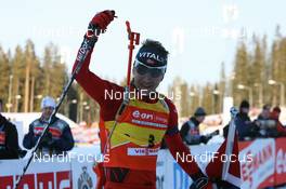 10.02.2008, Oestersund, Sweden (SWE): Ole Einar Bjoerndalen (NOR) - IBU World Championchip of Biathlon, pursuit men - Oestersund (SWE). www.nordicfocus.com. c Manzoni/NordicFocus. Every downloaded picture is fee-liable.
