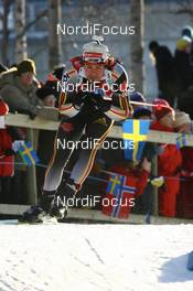10.02.2008, Oestersund, Sweden (SWE): Michael Roesch (GER) - IBU World Championchip of Biathlon, pursuit men - Oestersund (SWE). www.nordicfocus.com. c Manzoni/NordicFocus. Every downloaded picture is fee-liable.