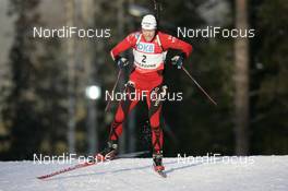 10.02.2008, Oestersund, Sweden (SWE): Halvard Hanevold (NOR) - IBU World Championchip of Biathlon, pursuit men - Oestersund (SWE). www.nordicfocus.com. c Furtner/NordicFocus. Every downloaded picture is fee-liable.