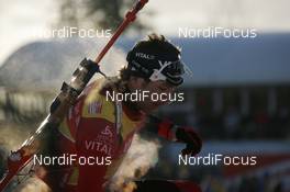 10.02.2008, Oestersund, Sweden (SWE): feature, Ole Einar Bjoerndalen (NOR)  - IBU World Championchip of Biathlon, pursuit men - Oestersund (SWE). www.nordicfocus.com. c Hemmersbach/NordicFocus. Every downloaded picture is fee-liable.