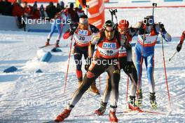 10.02.2008, Oestersund, Sweden (SWE): Alexander Wolf (GER) - IBU World Championchip of Biathlon, pursuit men - Oestersund (SWE). www.nordicfocus.com. c Manzoni/NordicFocus. Every downloaded picture is fee-liable.