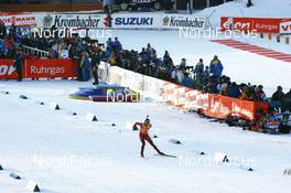 10.02.2008, Oestersund, Sweden (SWE): Ole Einar Bjoerndalen (NOR) - IBU World Championchip of Biathlon, pursuit men - Oestersund (SWE). www.nordicfocus.com. c Manzoni/NordicFocus. Every downloaded picture is fee-liable.