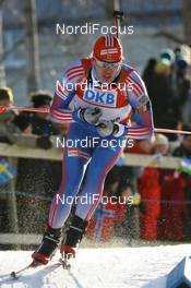 10.02.2008, Oestersund, Sweden (SWE): Ivan Tcherezov (RUS) - IBU World Championchip of Biathlon, pursuit men - Oestersund (SWE). www.nordicfocus.com. c Manzoni/NordicFocus. Every downloaded picture is fee-liable.