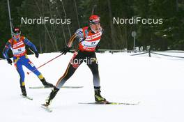 10.02.2008, Oestersund, Sweden (SWE): Magdalena Neuner (GER) - IBU World Championchip of Biathlon, pursuit women - Oestersund (SWE). www.nordicfocus.com. c Manzoni/NordicFocus. Every downloaded picture is fee-liable.