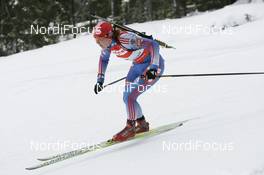 10.02.2008, Oestersund, Sweden (SWE): Natalia Guseva (RUS) - IBU World Championchip of Biathlon, pursuit women - Oestersund (SWE). www.nordicfocus.com. c Furtner/NordicFocus. Every downloaded picture is fee-liable.