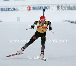 10.02.2008, Oestersund, Sweden (SWE): Andrea Henkel (GER)  - IBU World Championchip of Biathlon, pursuit women - Oestersund (SWE). www.nordicfocus.com. c Hemmersbach/NordicFocus. Every downloaded picture is fee-liable.