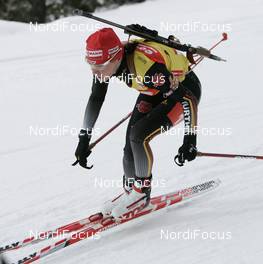 10.02.2008, Oestersund, Sweden (SWE): Andrea Henkel (GER) - IBU World Championchip of Biathlon, pursuit women - Oestersund (SWE). www.nordicfocus.com. c Furtner/NordicFocus. Every downloaded picture is fee-liable.