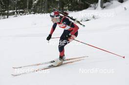 10.02.2008, Oestersund, Sweden (SWE): Marie Laure Brunet (FRA) - IBU World Championchip of Biathlon, pursuit women - Oestersund (SWE). www.nordicfocus.com. c Furtner/NordicFocus. Every downloaded picture is fee-liable.