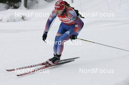 10.02.2008, Oestersund, Sweden (SWE): Ekaterina Iourieva (RUS) - IBU World Championchip of Biathlon, pursuit women - Oestersund (SWE). www.nordicfocus.com. c Furtner/NordicFocus. Every downloaded picture is fee-liable.
