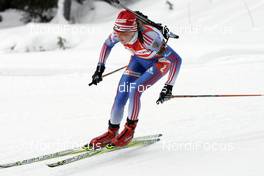 10.02.2008, Oestersund, Sweden (SWE): Albina Akhatova (RUS) - IBU World Championchip of Biathlon, pursuit women - Oestersund (SWE). www.nordicfocus.com. c Furtner/NordicFocus. Every downloaded picture is fee-liable.