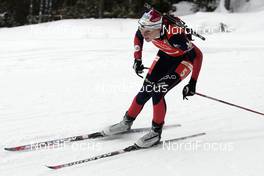 10.02.2008, Oestersund, Sweden (SWE): Sandrine Bailly (FRA) - IBU World Championchip of Biathlon, pursuit women - Oestersund (SWE). www.nordicfocus.com. c Furtner/NordicFocus. Every downloaded picture is fee-liable.