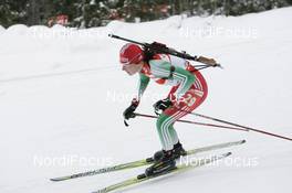 10.02.2008, Oestersund, Sweden (SWE): Olga Kudrashova (BLR) - IBU World Championchip of Biathlon, pursuit women - Oestersund (SWE). www.nordicfocus.com. c Furtner/NordicFocus. Every downloaded picture is fee-liable.