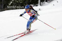 10.02.2008, Oestersund, Sweden (SWE): Sofia Domeij (SWE) - IBU World Championchip of Biathlon, pursuit women - Oestersund (SWE). www.nordicfocus.com. c Furtner/NordicFocus. Every downloaded picture is fee-liable.