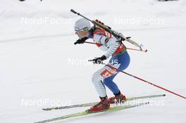 10.02.2008, Oestersund, Sweden (SWE): Teja Gregorin (SLO) - IBU World Championchip of Biathlon, pursuit women - Oestersund (SWE). www.nordicfocus.com. c Furtner/NordicFocus. Every downloaded picture is fee-liable.