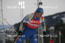 16.02.2008, Oestersund, Sweden (SWE): David Ekholm (SWE)  - IBU World Championchip of Biathlon, relay men - Oestersund (SWE). www.nordicfocus.com. c Hemmersbach/NordicFocus. Every downloaded picture is fee-liable.