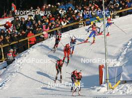 12.02.2008, Oestersund, Sweden (SWE): Martina Halinarova (SVK) leads Svetlana Sleptsova (RUS) and Sabrina Buchholz (GER) - IBU World Championchip of Biathlon, relay mixed - Oestersund (SWE). www.nordicfocus.com. c Manzoni/NordicFocus. Every downloaded picture is fee-liable.