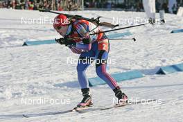 12.02.2008, Oestersund, Sweden (SWE): Svetlana Sleptsova (RUS) - IBU World Championchip of Biathlon, relay mixed - Oestersund (SWE). www.nordicfocus.com. c Furtner/NordicFocus. Every downloaded picture is fee-liable.