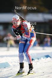 12.02.2008, Oestersund, Sweden (SWE): Oksana Neupokoeva (RUS) - IBU World Championchip of Biathlon, relay mixed - Oestersund (SWE). www.nordicfocus.com. c Furtner/NordicFocus. Every downloaded picture is fee-liable.