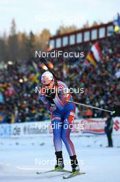 12.02.2008, Oestersund, Sweden (SWE): Oksana Neupokoeva (RUS) - IBU World Championchip of Biathlon, relay mixed - Oestersund (SWE). www.nordicfocus.com. c Manzoni/NordicFocus. Every downloaded picture is fee-liable.