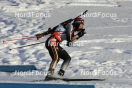 12.02.2008, Oestersund, Sweden (SWE): Magdalena Neuner (GER) - IBU World Championchip of Biathlon, relay mixed - Oestersund (SWE). www.nordicfocus.com. c Furtner/NordicFocus. Every downloaded picture is fee-liable.