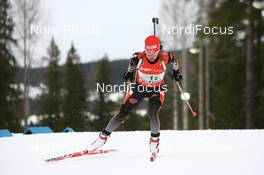 17.02.2008, Oestersund, Sweden (SWE): Andrea Henkel (GER) - IBU World Championchip of Biathlon, relay women - Oestersund (SWE). www.nordicfocus.com. c Manzoni/NordicFocus. Every downloaded picture is fee-liable.