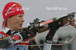 17.02.2008, Oestersund, Sweden (SWE): Kati Wilhelm (GER)  - IBU World Championchip of Biathlon, relay women - Oestersund (SWE). www.nordicfocus.com. c Hemmersbach/NordicFocus. Every downloaded picture is fee-liable.