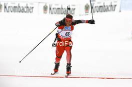 09.02.2008, Oestersund, Sweden (SWE): Simon Hallenbarter (SUI) - IBU World Championchip of Biathlon, sprint men - Oestersund (SWE). www.nordicfocus.com. c Manzoni/NordicFocus. Every downloaded picture is fee-liable.