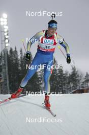 09.02.2008, Oestersund, Sweden (SWE): David Ekholm (SWE)  - IBU World Championchip of Biathlon, sprint men - Oestersund (SWE). www.nordicfocus.com. c Hemmersbach/NordicFocus. Every downloaded picture is fee-liable.