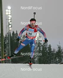 09.02.2008, Oestersund, Sweden (SWE): Maxim Tchoudov (RUS)  - IBU World Championchip of Biathlon, sprint men - Oestersund (SWE). www.nordicfocus.com. c Hemmersbach/NordicFocus. Every downloaded picture is fee-liable.